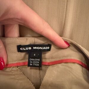 Club Monaco Beige Trousers